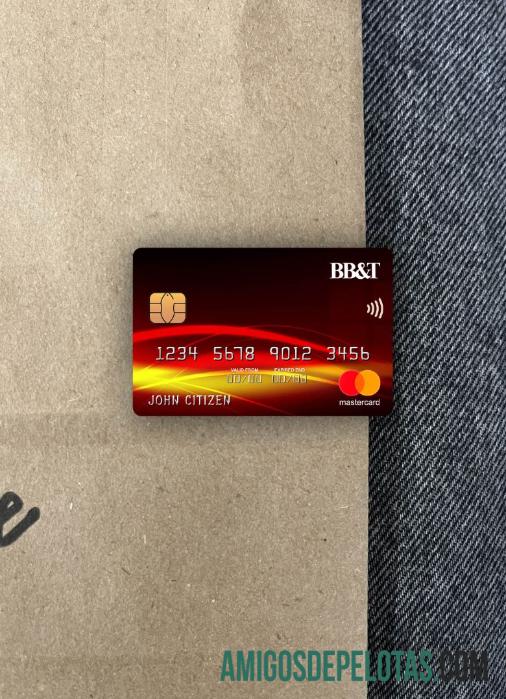 EUA BB&T Corp. Bank Mastercard Photolook Front exemplo